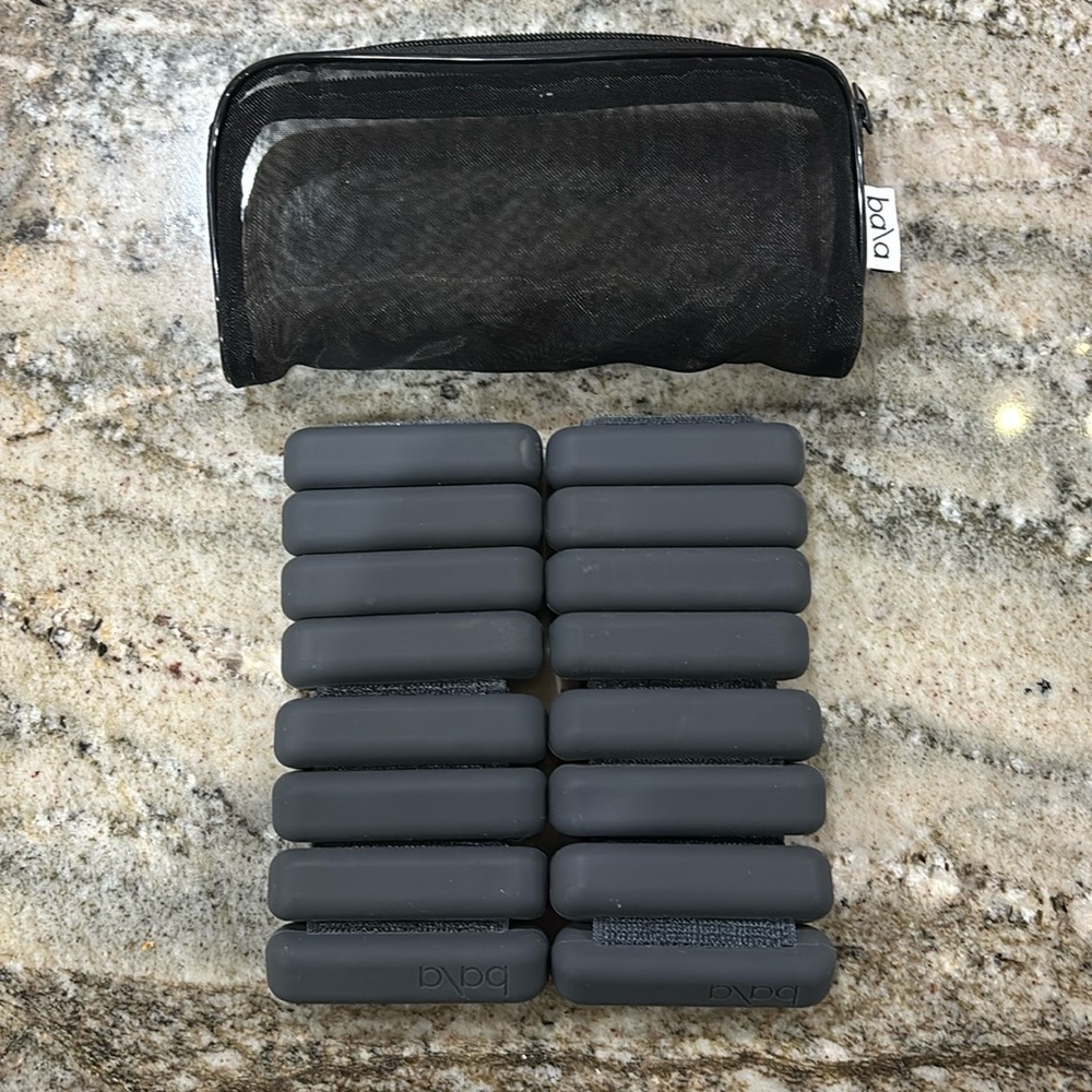 Bala Charcoal 2 lb Weighted Bangles with Mesh Pouch